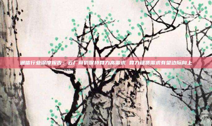 通信行业深度报告:云厂商仍保持算力高需求 算力租赁需求有望边际向上