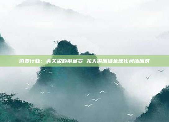 消费行业:美关税频繁多变 龙头供应链全球化灵活应对