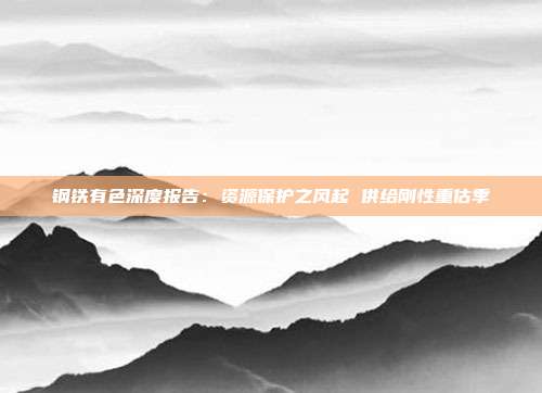 钢铁有色深度报告:资源保护之风起 供给刚性重估季