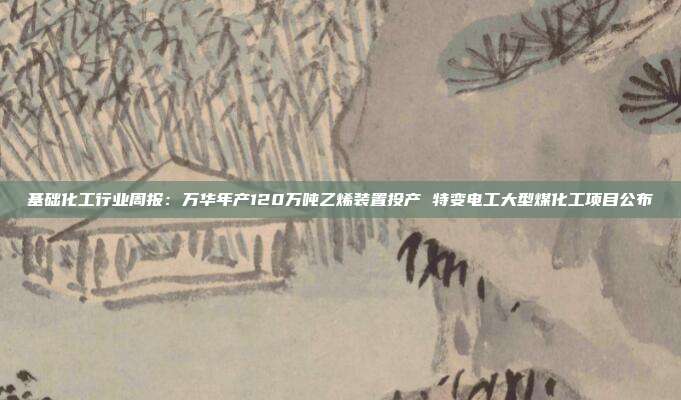 基础化工行业周报:万华年产120万吨乙烯装置投产 特变电工大型煤化工项目公布