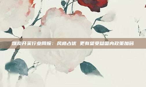 煤炭开采行业周报:风格占优 更有望受益国内政策加码
