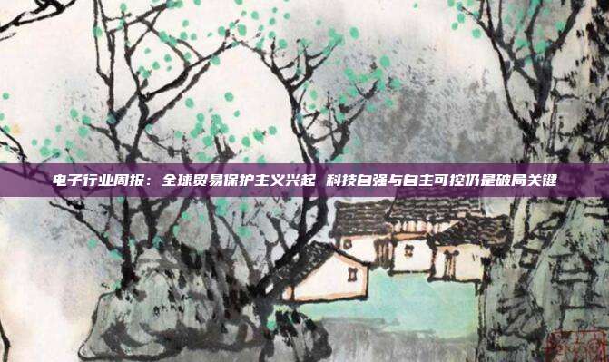 电子行业周报:全球贸易保护主义兴起 科技自强与自主可控仍是破局关键