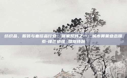 纺织品、服装与奢侈品行业:摸象系列之一:城市奥莱业态摸索-锋芒初现 潜龙待跃