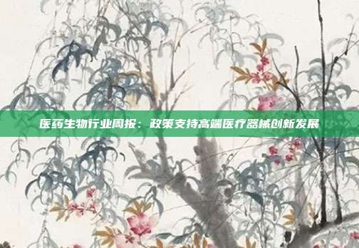 医药生物行业周报:政策支持高端医疗器械创新发展