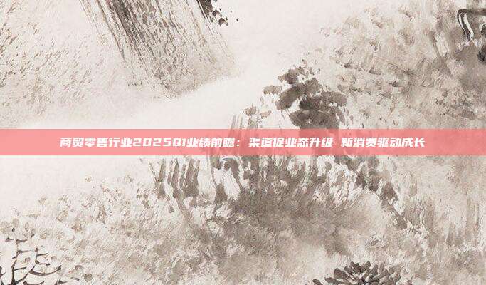 商贸零售行业2025Q1业绩前瞻:渠道促业态升级 新消费驱动成长