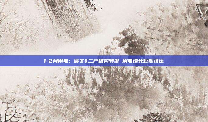 1-2月用电:暖冬&二产结构转型 用电增长短期承压
