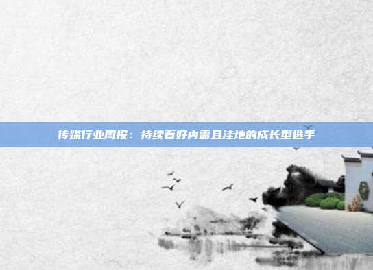 传媒行业周报:持续看好内需且洼地的成长型选手