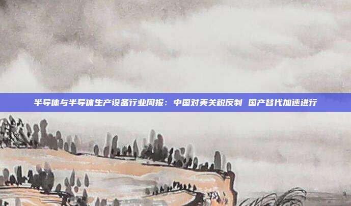 半导体与半导体生产设备行业周报:中国对美关税反制 国产替代加速进行