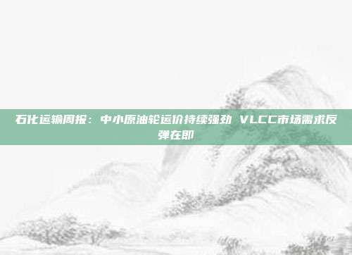 石化运输周报:中小原油轮运价持续强劲 VLCC市场需求反弹在即