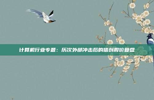 计算机行业专题:历次外部冲击后的信创股价复盘