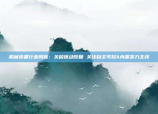 机械设备行业周报:关税扰动反复 关注自主可控&内需发力主线