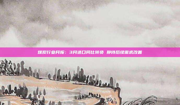 煤炭行业月报:3月进口同比转负 静待后续需求改善
