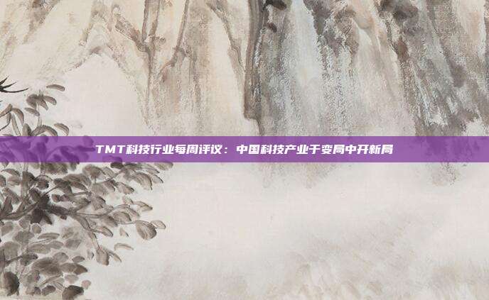 TMT科技行业每周评议:中国科技产业于变局中开新局