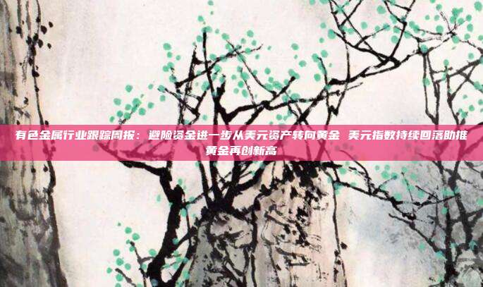 有色金属行业跟踪周报:避险资金进一步从美元资产转向黄金 美元指数持续回落助推黄金再创新高