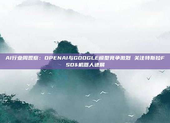 AI行业周观察:OPENAI与GOOGLE模型竞争激烈 关注特斯拉FSD&机器人进展