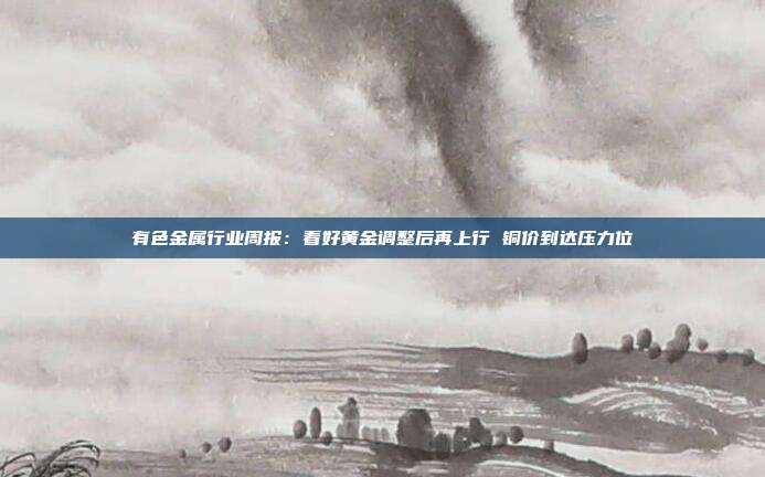 有色金属行业周报:看好黄金调整后再上行 铜价到达压力位
