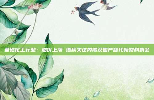 基础化工行业:油价上涨 继续关注内需及国产替代新材料机会