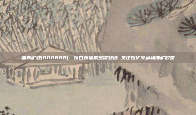 国城矿业(000688):钛白粉拖累整体业绩 关注钼矿交割和锂矿放量