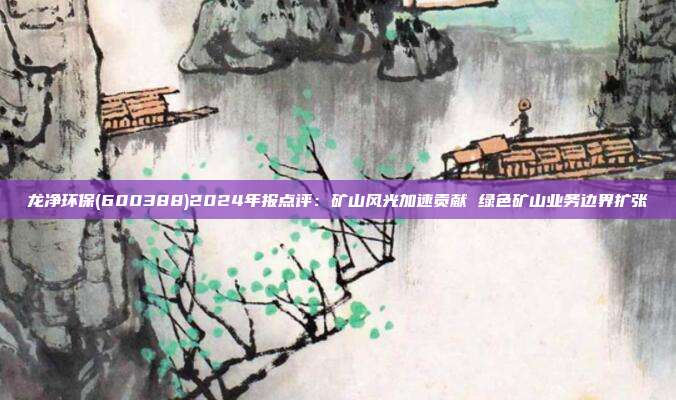 龙净环保(600388)2024年报点评:矿山风光加速贡献 绿色矿山业务边界扩张