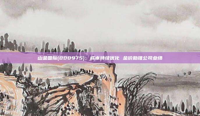山金国际(000975):成本持续优化 金价助推公司业绩