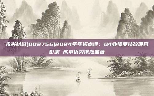永兴材料(002756)2024年年报点评:Q4业绩受技改项目影响 成本优势依然显著