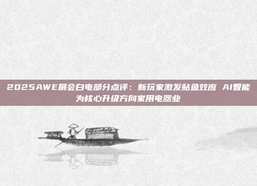 2025AWE展会白电部分点评:新玩家激发鲇鱼效应 AI智能为核心升级方向家用电器业