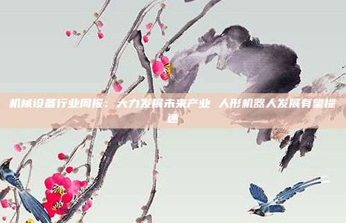 机械设备行业周报:大力发展未来产业 人形机器人发展有望提速
