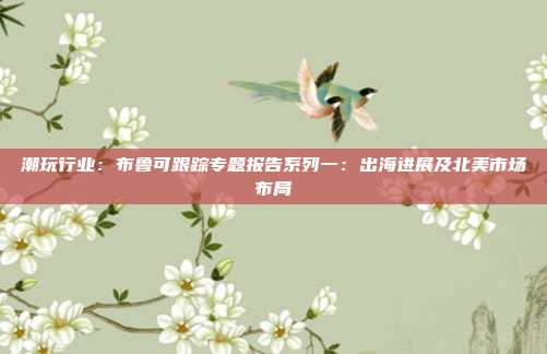 潮玩行业:布鲁可跟踪专题报告系列一:出海进展及北美市场布局