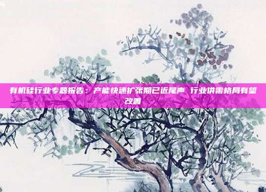 有机硅行业专题报告:产能快速扩张期已近尾声 行业供需格局有望改善